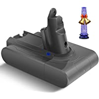 Keenstone Batería para Dyson V6 Series 21.6V 3800mAh Li-ion Compatible con Dyson V6 DC58 DC59 DC61 DC62 DC72 DC74 DC62…